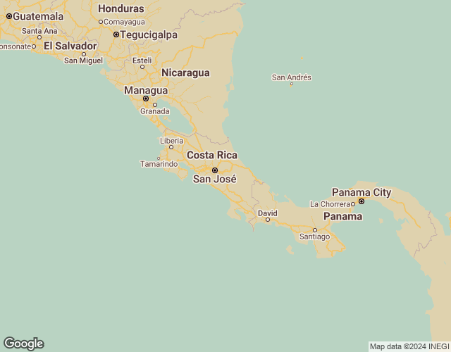 Map of Costa Rica